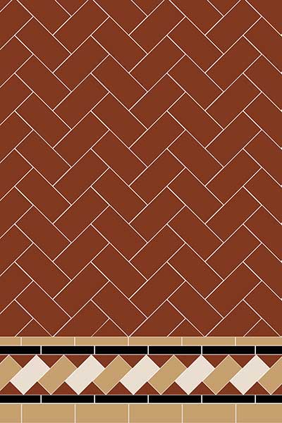classic victorian tile pattern 5