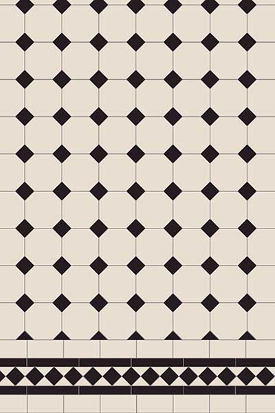 traditional victorian tile pattern 10