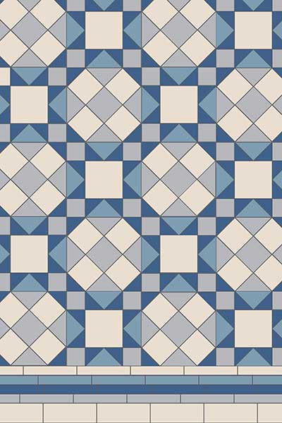 traditional victorian tile pattern 13