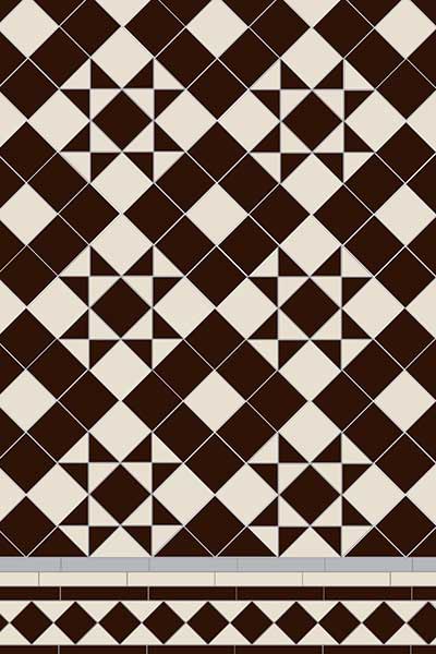 traditional victorian tile pattern 3