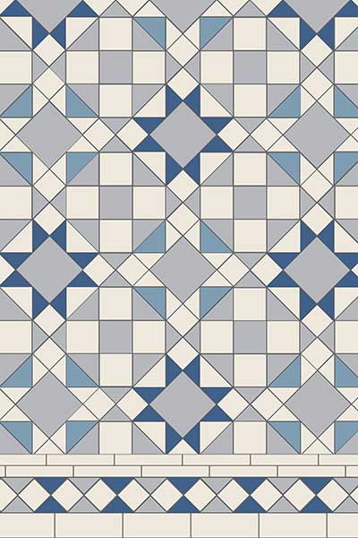 traditional victorian tile pattern 8